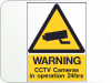 CCTV Warning Signs in 3mm Rigid Plastic Coated Board -UV Fade Proof for 5 Years